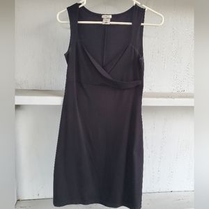 Vintage Y2K Black Old Navy Stretch slip dress, wide straps, size XS